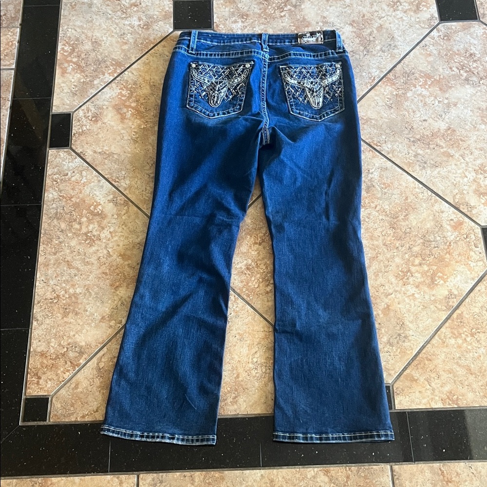 Miss Me Dark Blue boot cut jeans